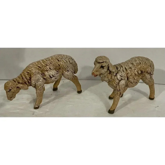 Fontanini Nativity Scene Set With Musical Water Wheel Vintage 1990s Italy Rare - Picture 6 of 12